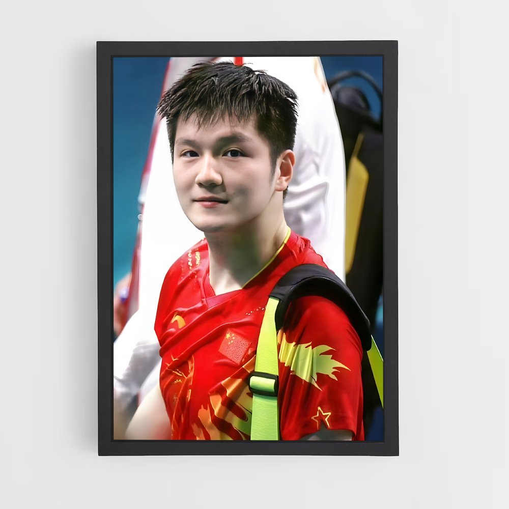 Poster Enfants de la Couleur – affiche Tennis de table (vue 2)